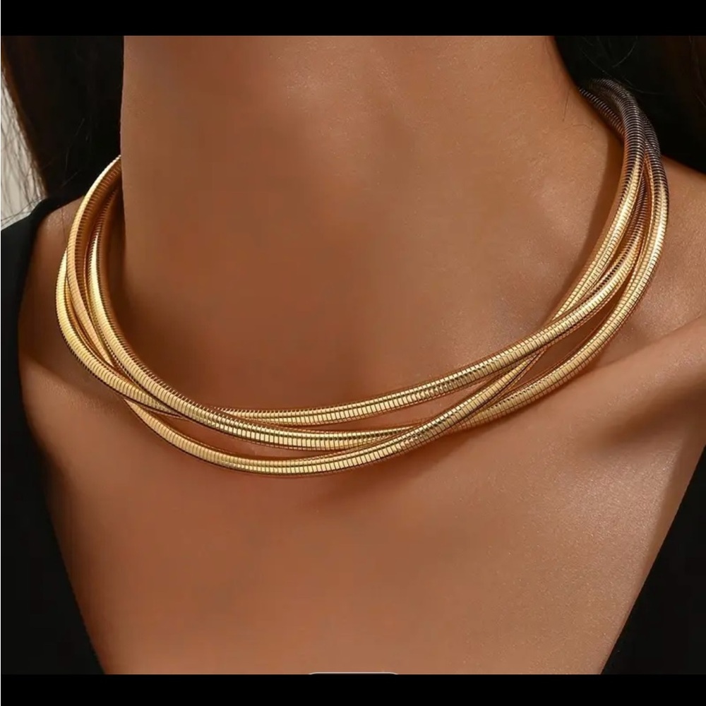 Elegant Gold Plated Necklace